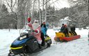 Катание на снегоходах