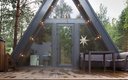 A-Frame 4-местный №5 (с купелью и террасой)