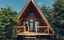 Дом 3-местный (Alfa suite в лесу, 2-уровневый)