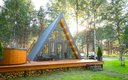 A-Frame 4-местный №1 (с купелью и террасой)