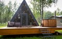 A-Frame 4-местный №6 (с купелью и террасой)