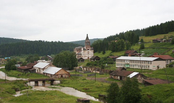 Село кын. Прокудин Горский Кын. Панорама поселка Кын завод. Проскудин Горский село Кын. Завод Строгановых посёлок Кын завод.