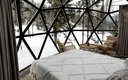 Стеклянный купольный дом