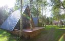 A-Frame 4-местный №2 (с купелью и террасой)