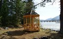 Беседка на берегу р. Бия
