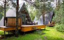 A-Frame 4-местный №5 (с купелью и террасой)
