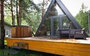 A-Frame 4-местный №5 (с купелью и террасой)