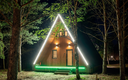 A-Frame 4-местный №21 (c камином, без купели)