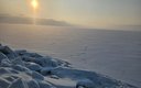 Лед море снег горизонт