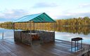 Беседка на понтоне
