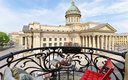 Апартаменты 6-местный 2-комнатный (вид на Казанский собор)