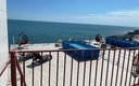 Аартаменты 6-местный (с террасой, вид на море, с бассейном)