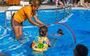 Детская анимация в открытом бассейне