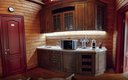 Мини-кухня в коттедже