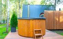 A-Frame 4-местный №1 (с купелью и террасой)