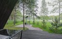 A-Frame 4-местный №15 (c камином, без купели)