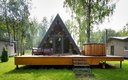 A-Frame 4-местный №6 (с купелью и террасой)
