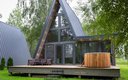 A-Frame 4-местный №7 (с купелью, баней и террасой)