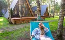 A-Frame 4-местный №2 (с купелью и террасой)