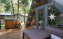 A-Frame 4-местный №5 (с купелью и террасой)