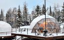 Купольные дома. Зима