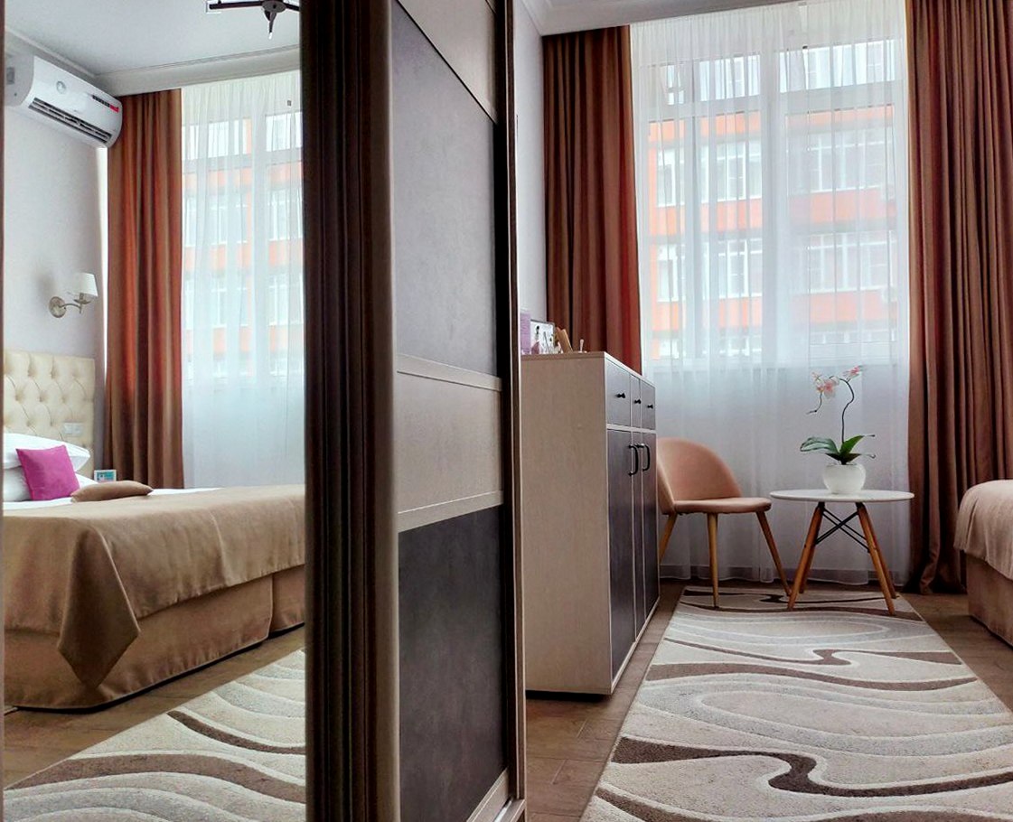 Мини-люкс 2-местный 1-комнатный