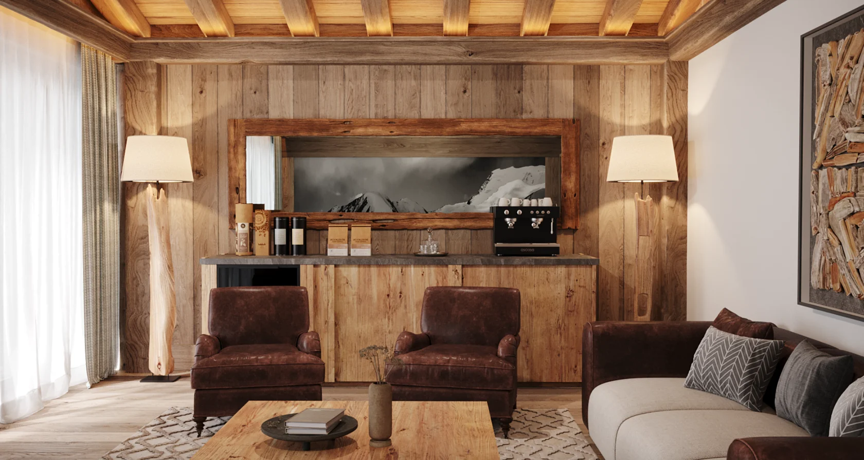 Шале 6-местный 3-комнатный (№7)