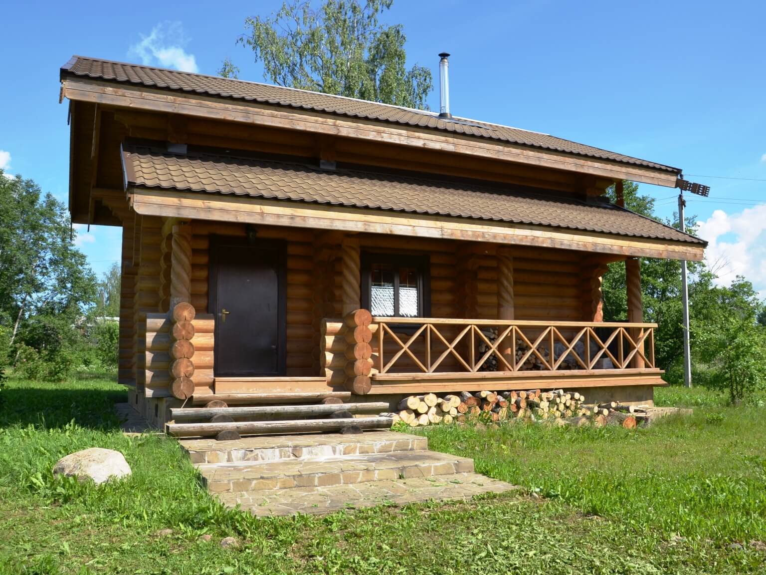 Фотография Коттедж №10 2-местный 2-этажный (с сауной)