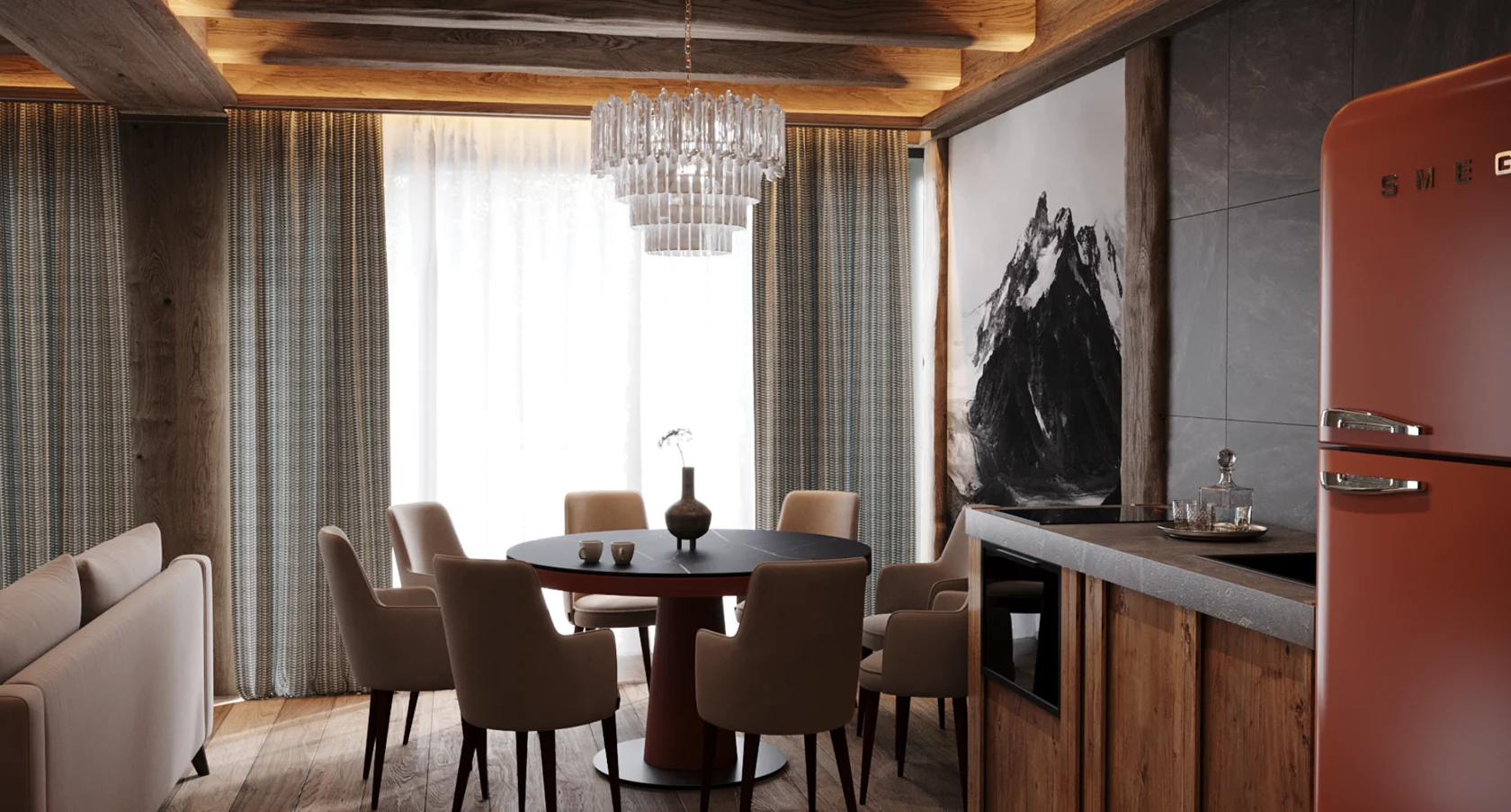 Шале 6-местный 3-комнатный (№7)