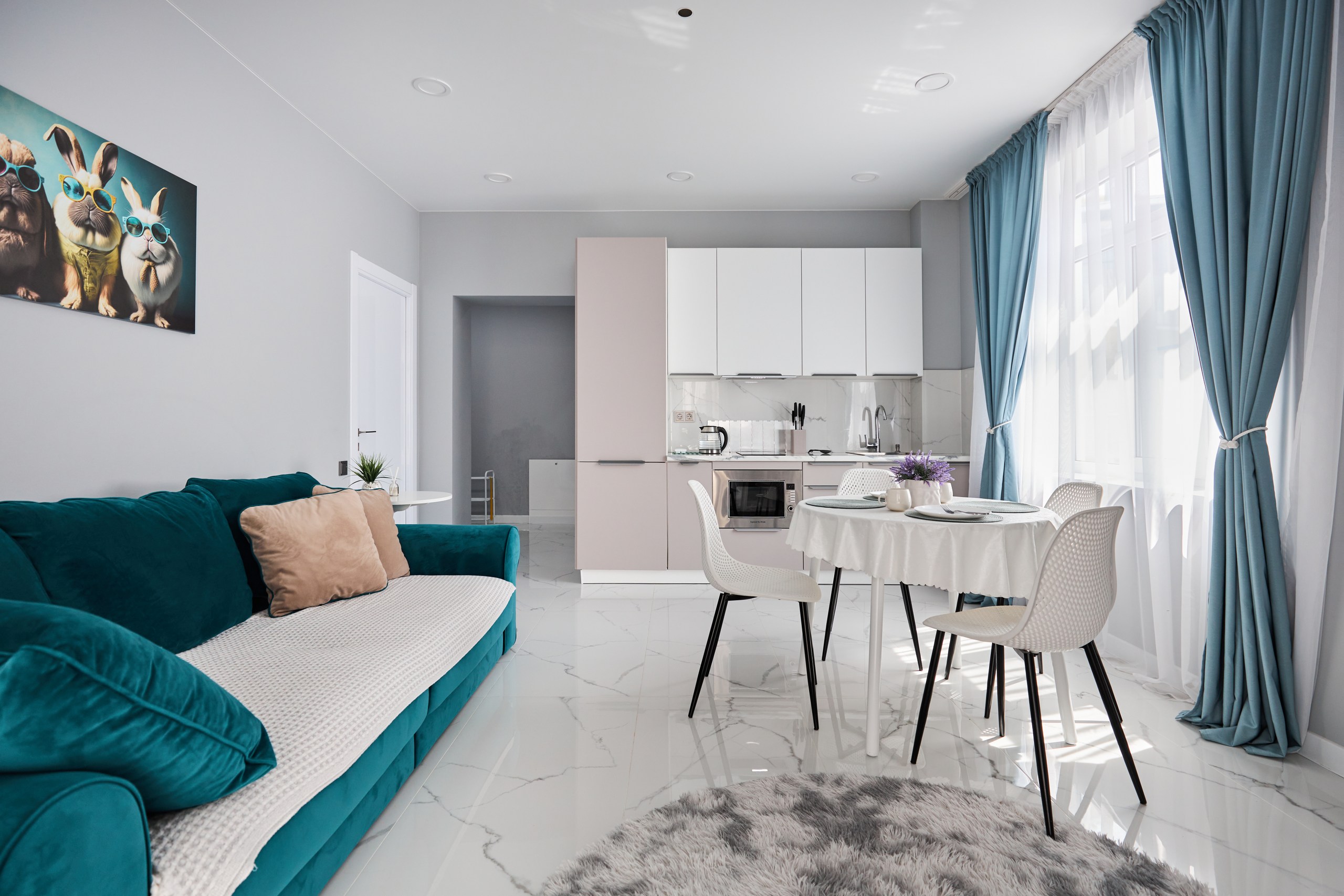 Апартаменты 4-местный 2-комнатный (Монако №10)