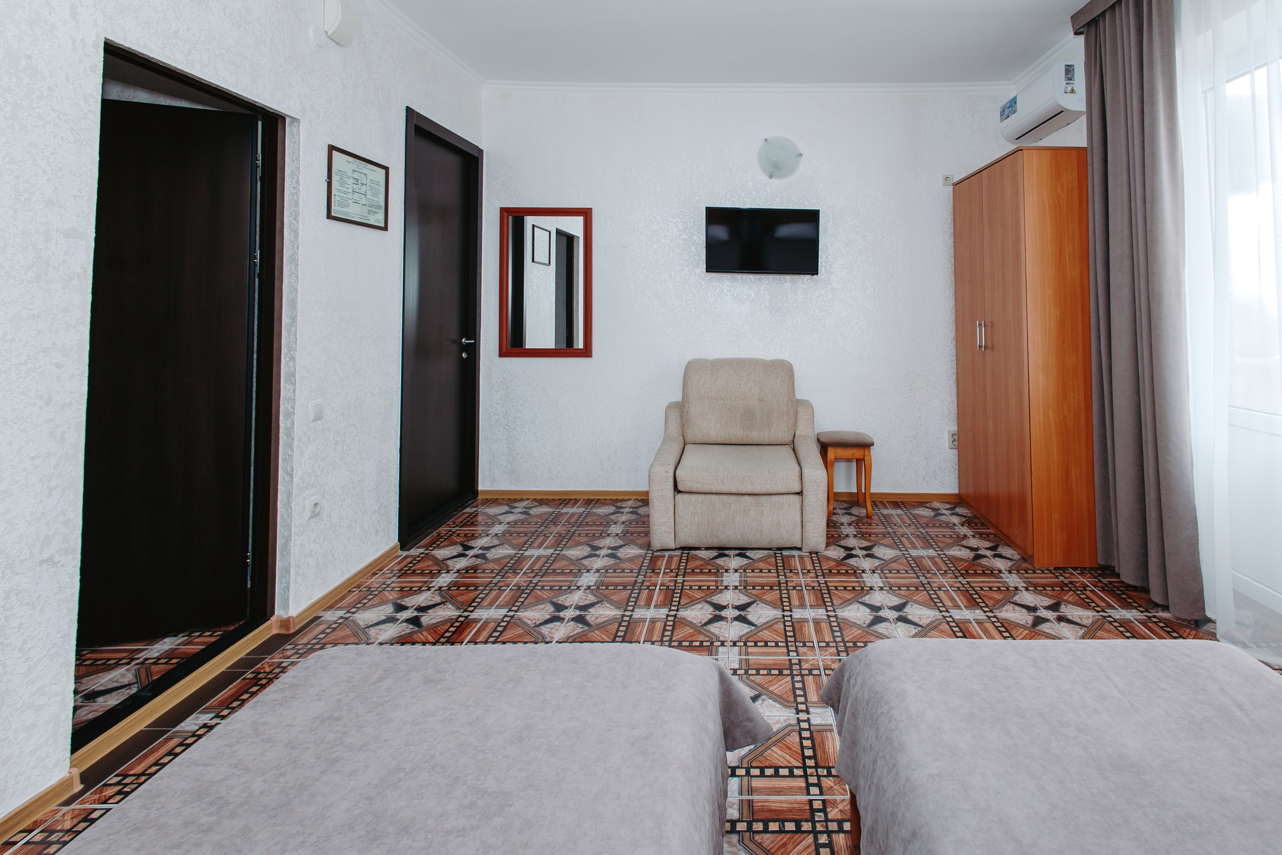 Стандартный 2-местный 2-комнатный (вид на море, 2 сан.узла)