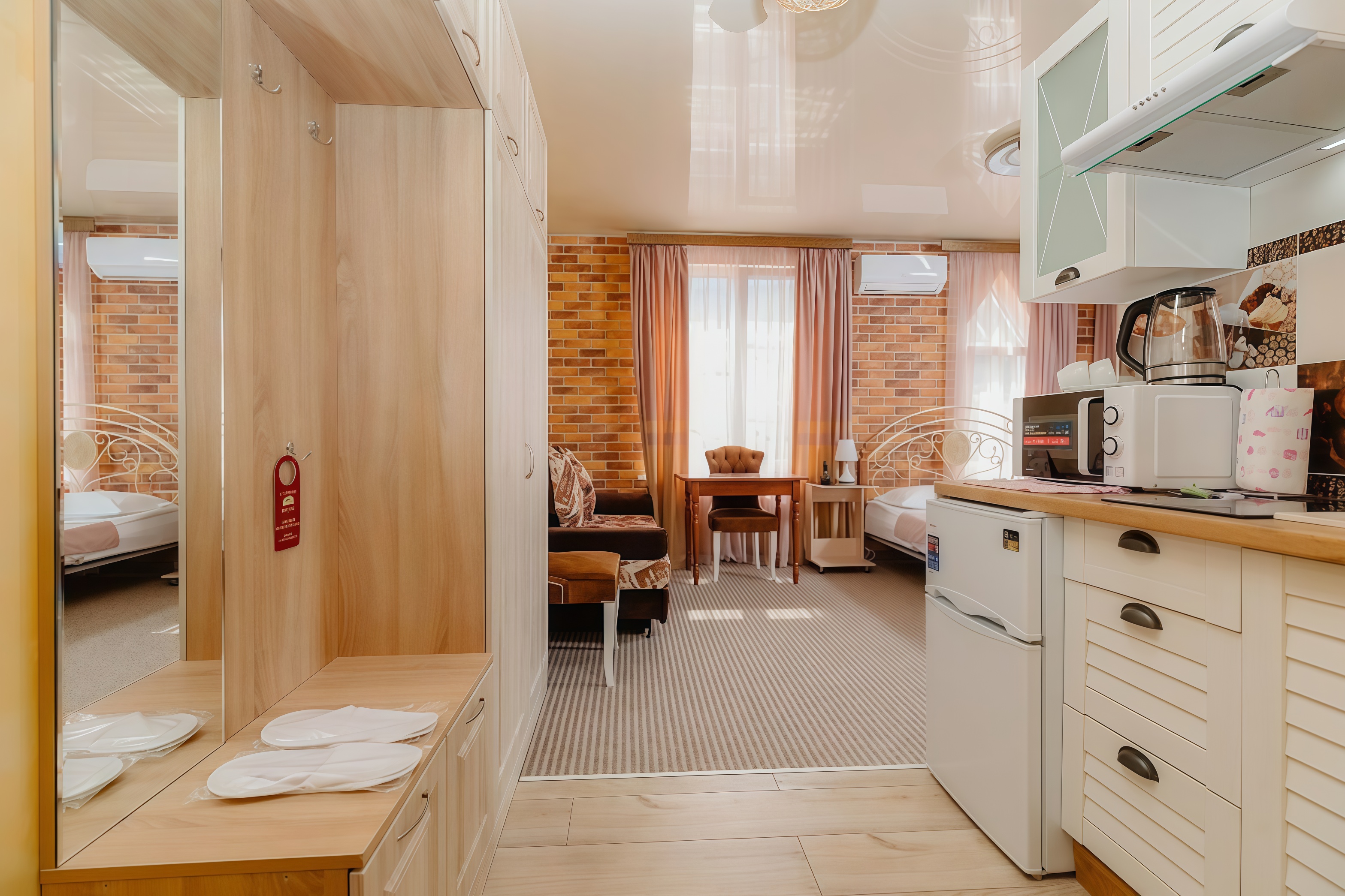 Номер Студио 2-местный 1-комнатный (с балконом)