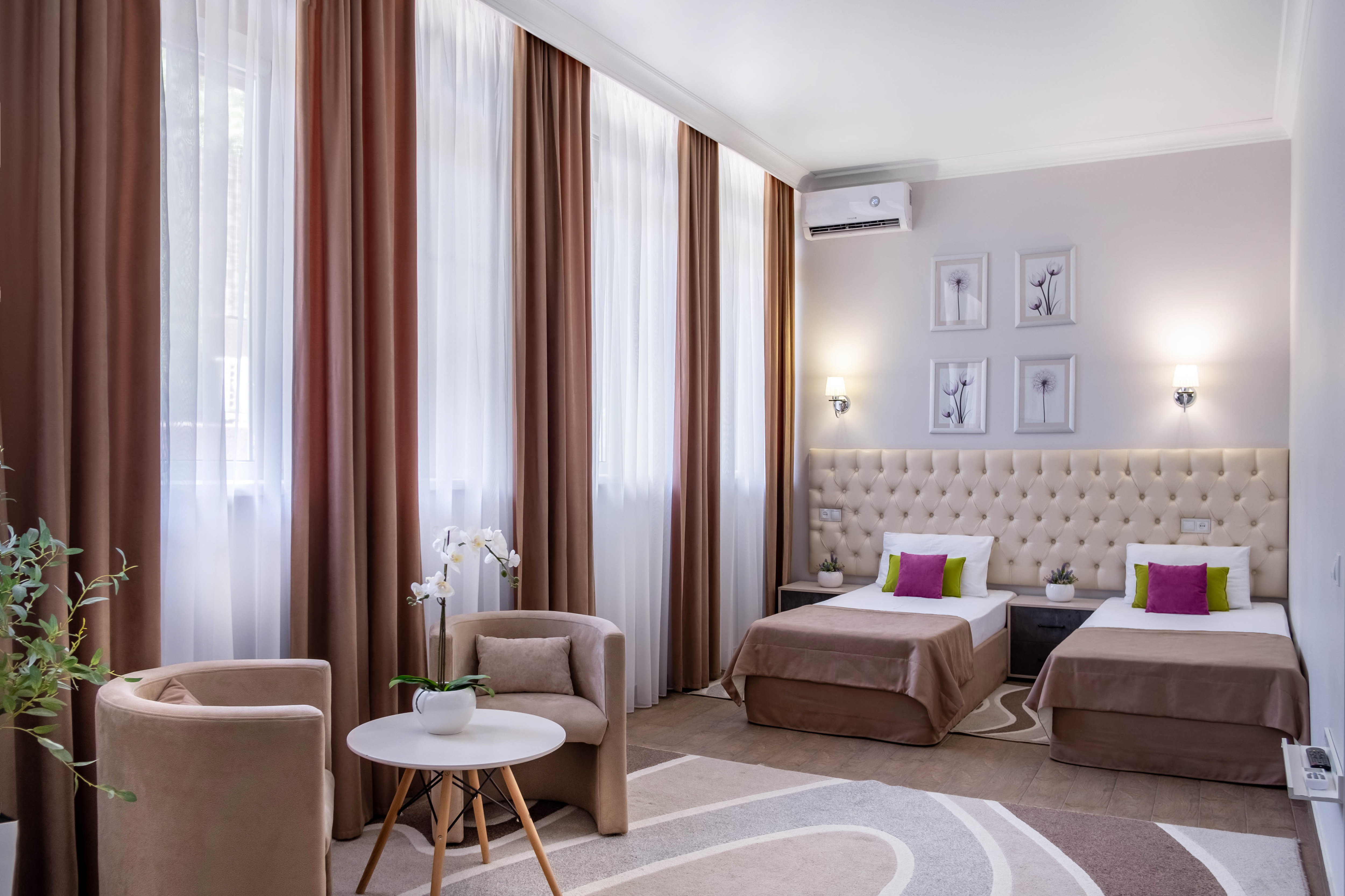 Семейный люкс 4-местный 1-комнатный