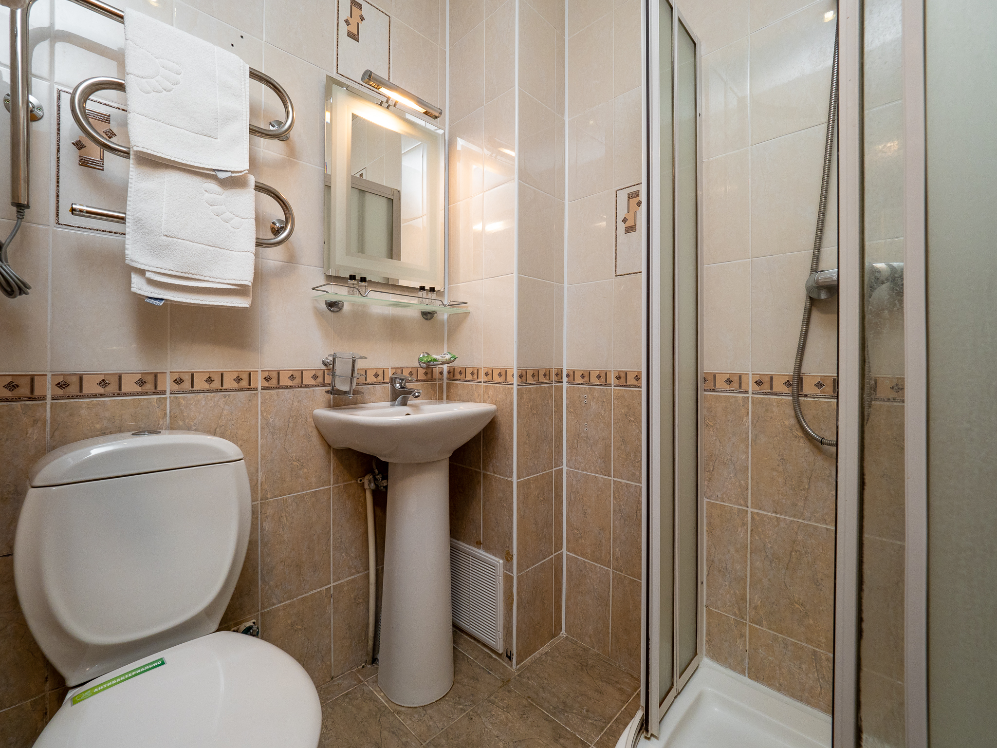 Эконом-класс 2-местный 1-комнатный (без балкона)