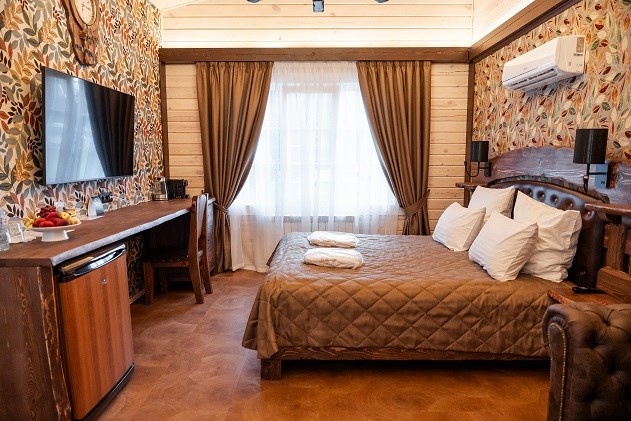 Коттедж 2-местный 1-комнатный (Лесной)