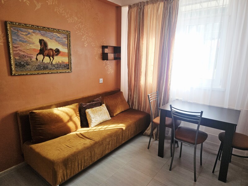 Апартаменты 5-местный (с 1 спальней и кухней-гостинной, 1 этаж)