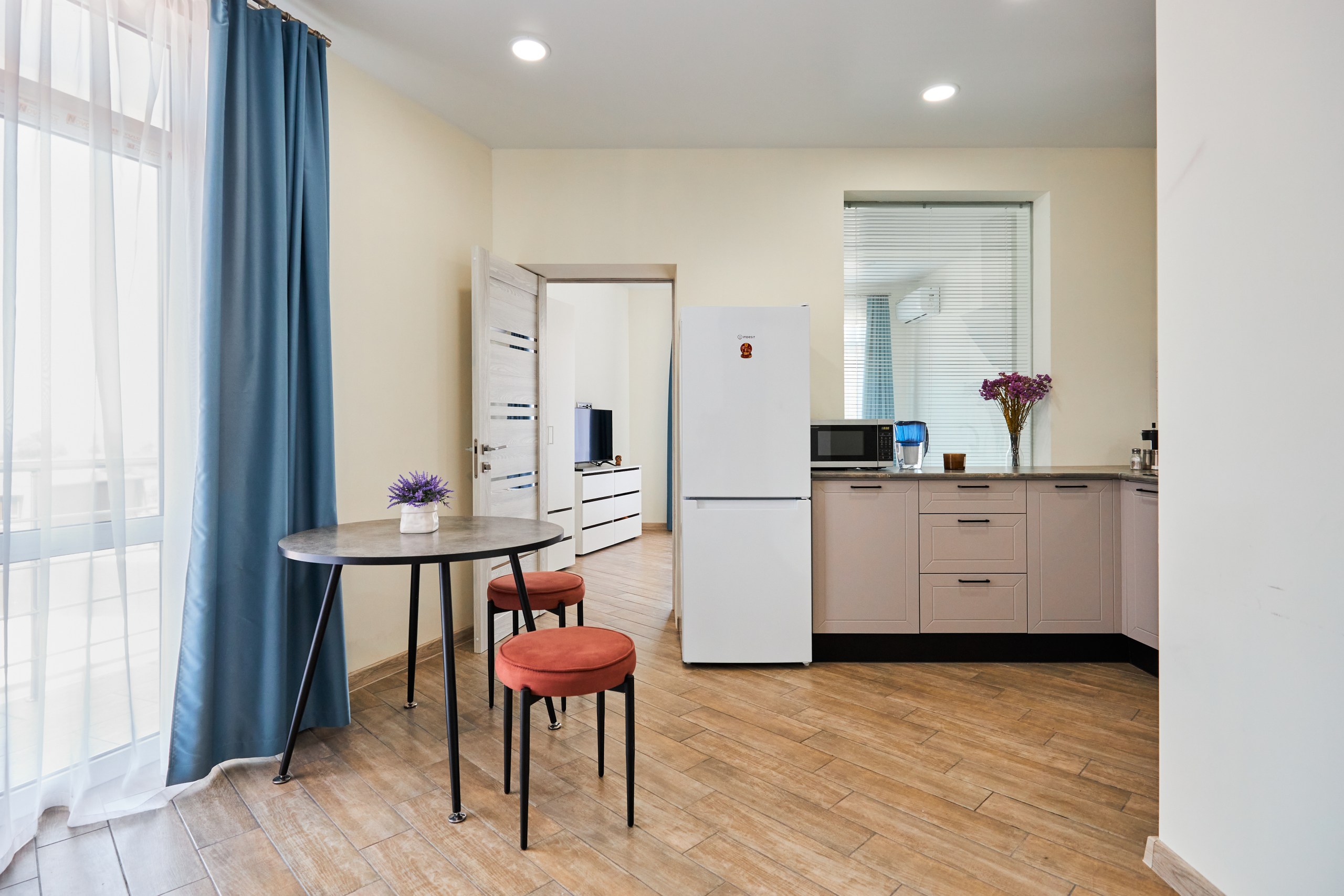 Апартаменты 4-местный 2-комнатный (с кухней, Монако №11)