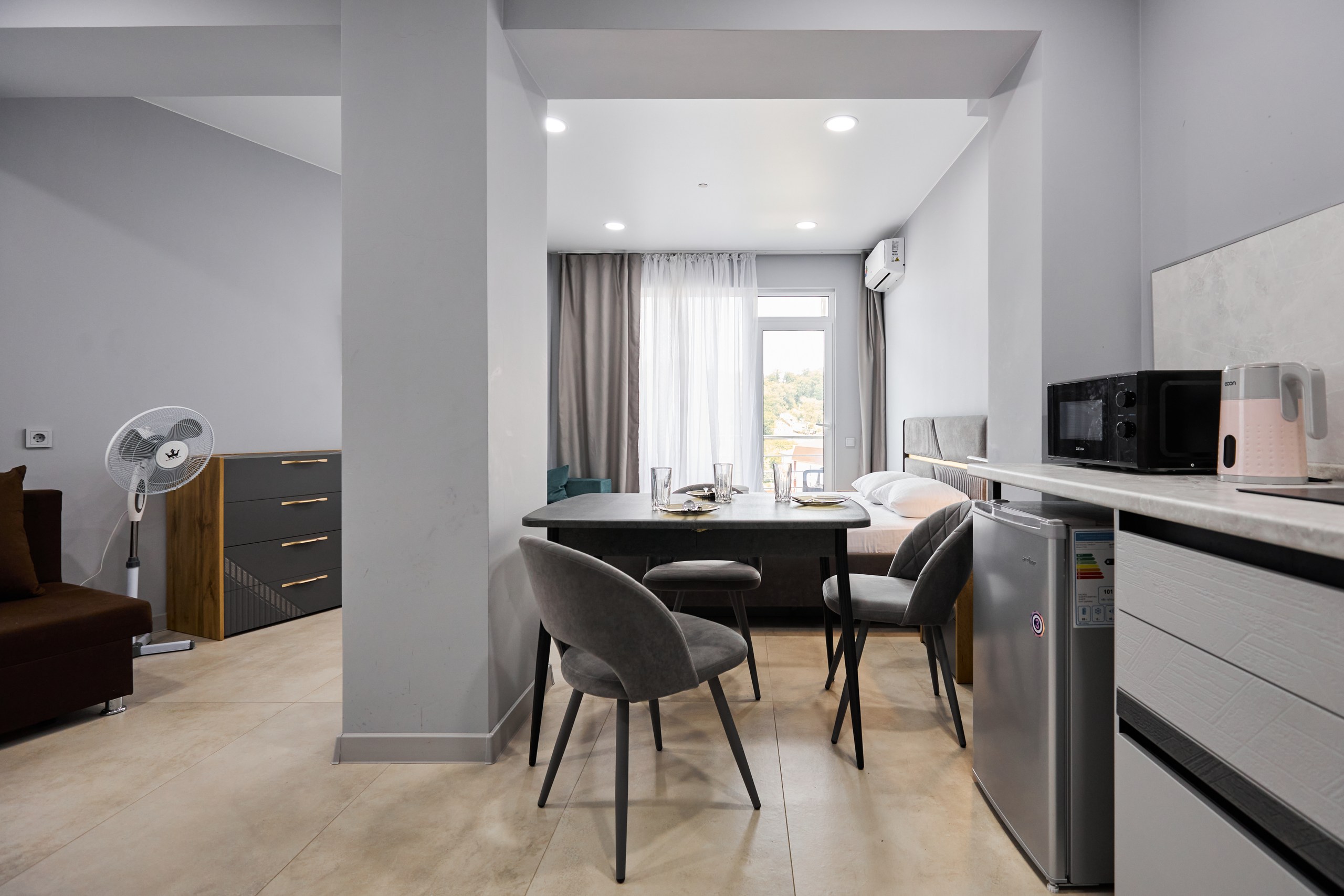 Апартаменты 4-местный 1-комнатный (Монако 1)