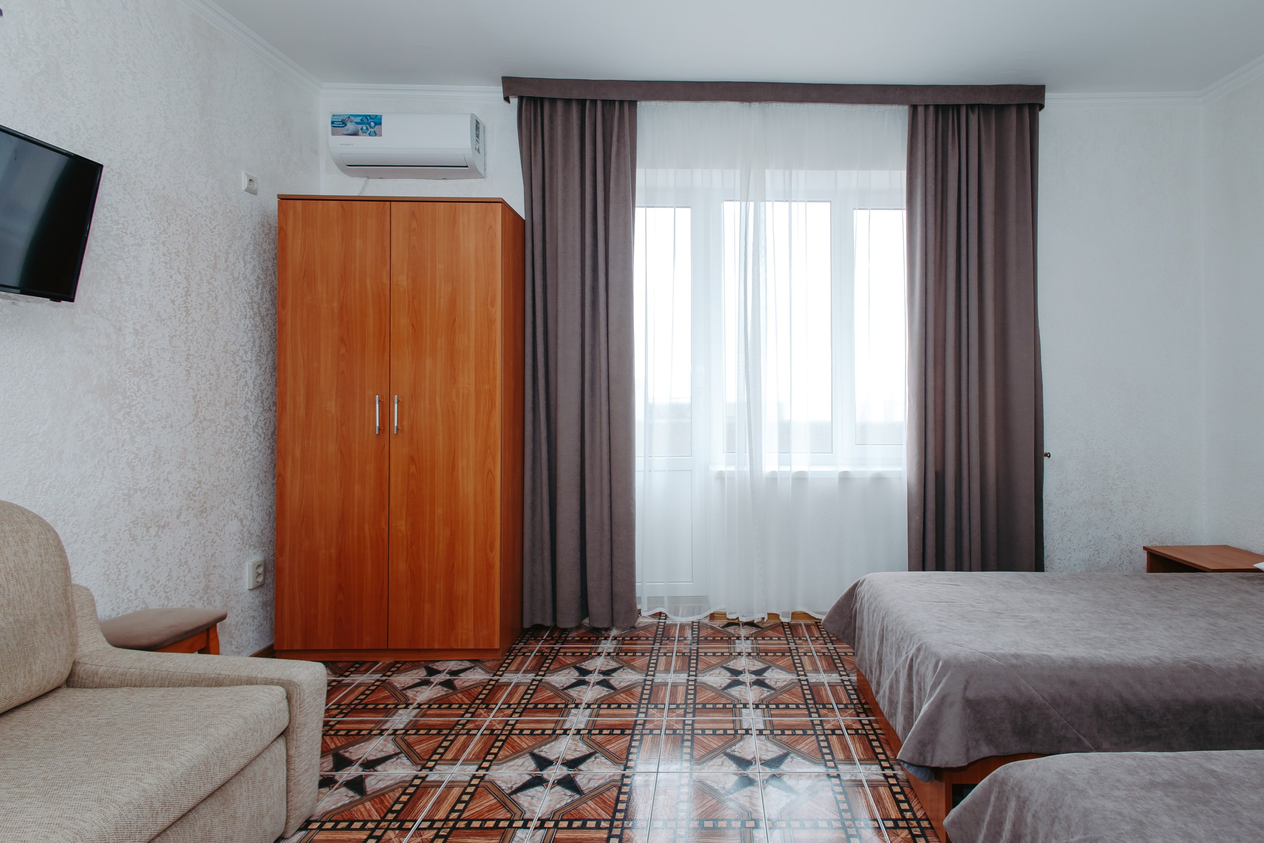 Стандартный 2-местный 2-комнатный (вид на море, 2 сан.узла)