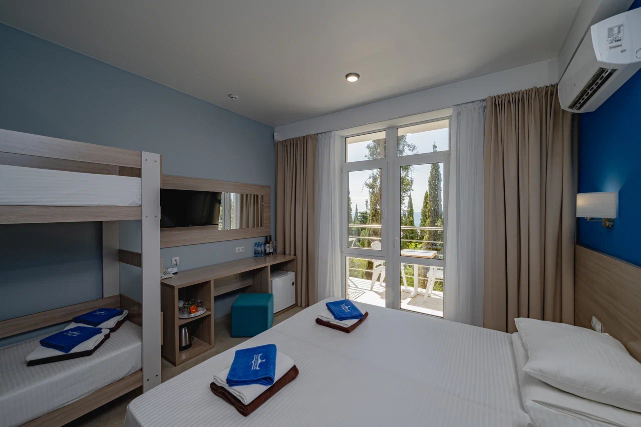 Семейный Комфорт 4-местный 1-комнатный (корпус Сембос)