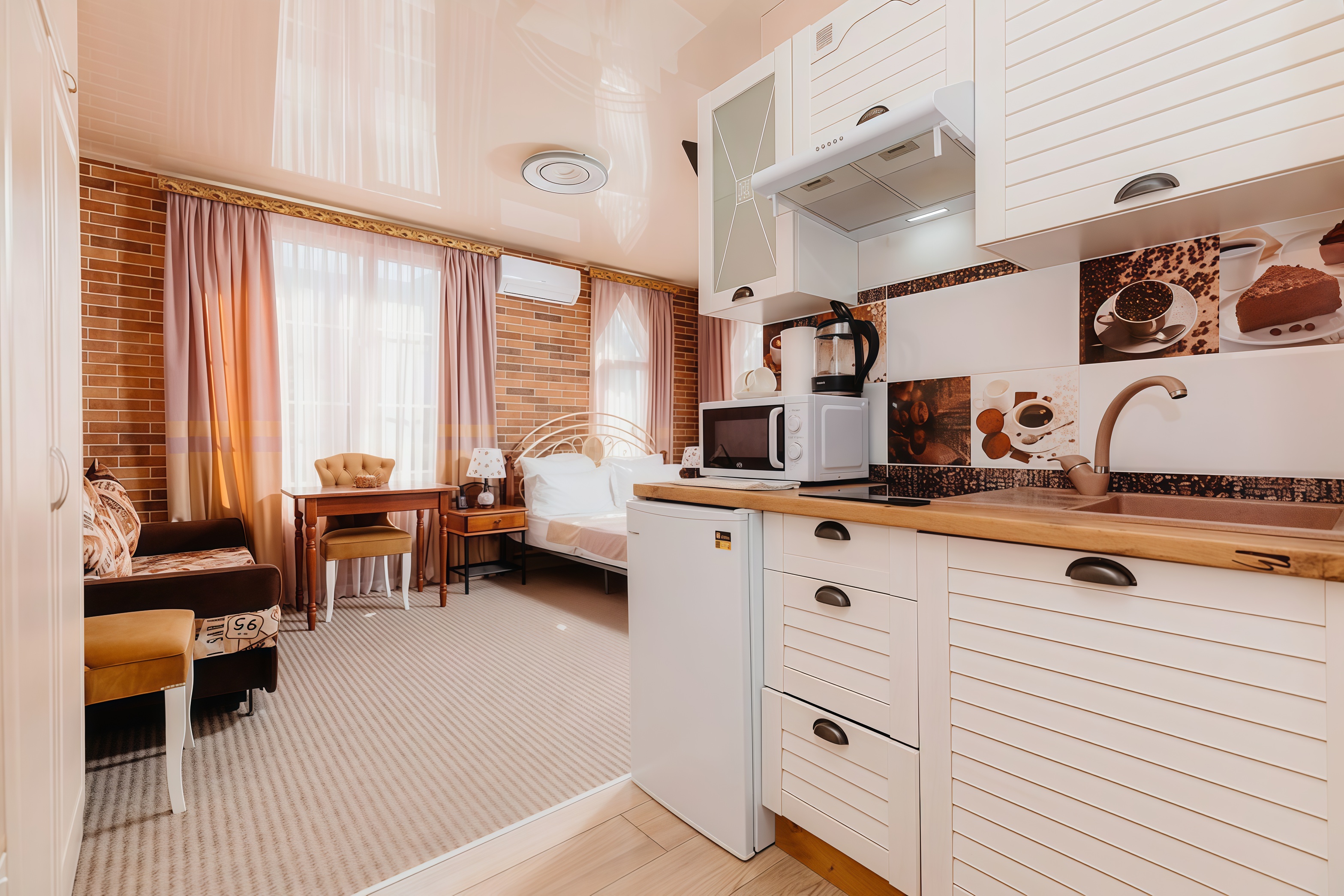 Номер Студио 2-местный 1-комнатный (с балконом)