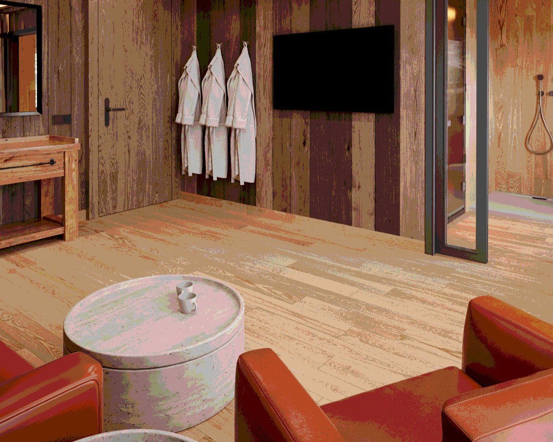 Шале делюкс 6-местный 3-комнатный (№6,8)