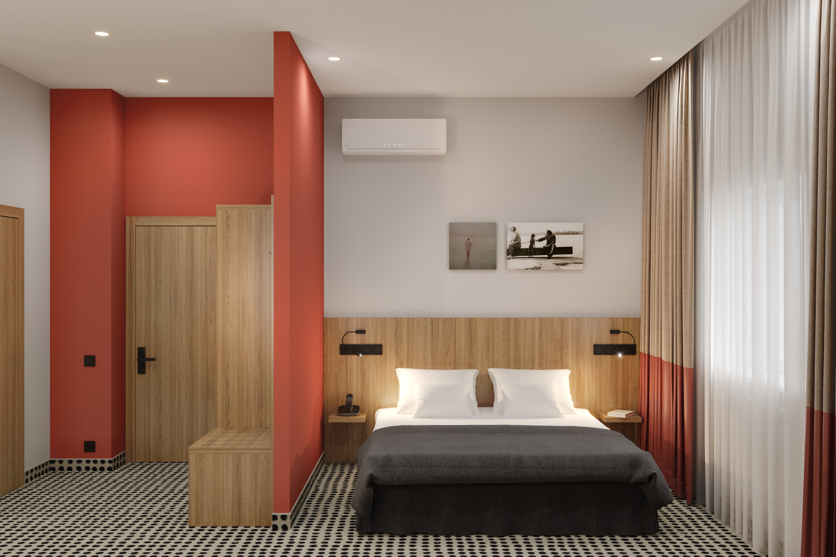 Стандартный 1-местный 1-комнатный