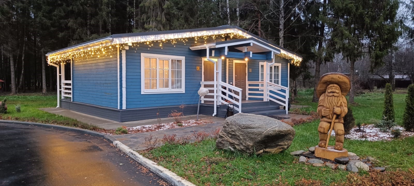 Коттедж 2-местный 1-комнатный (Лесной)