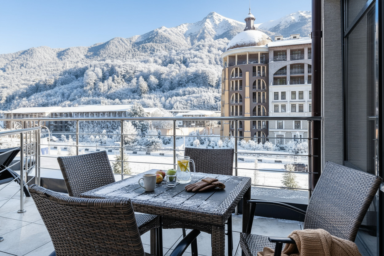 Зима. Балкон