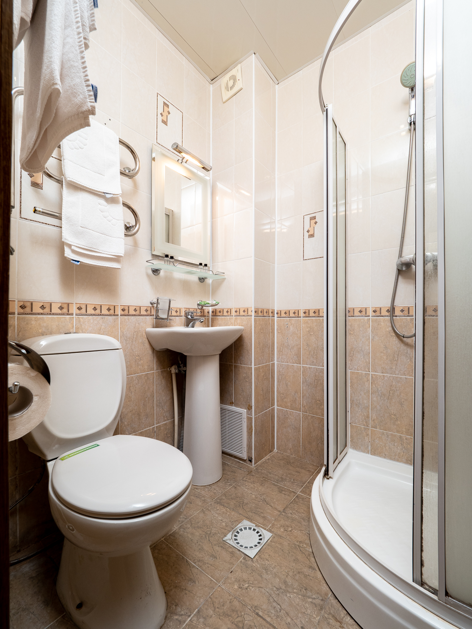 Эконом-класс 2-местный 1-комнатный (без балкона)