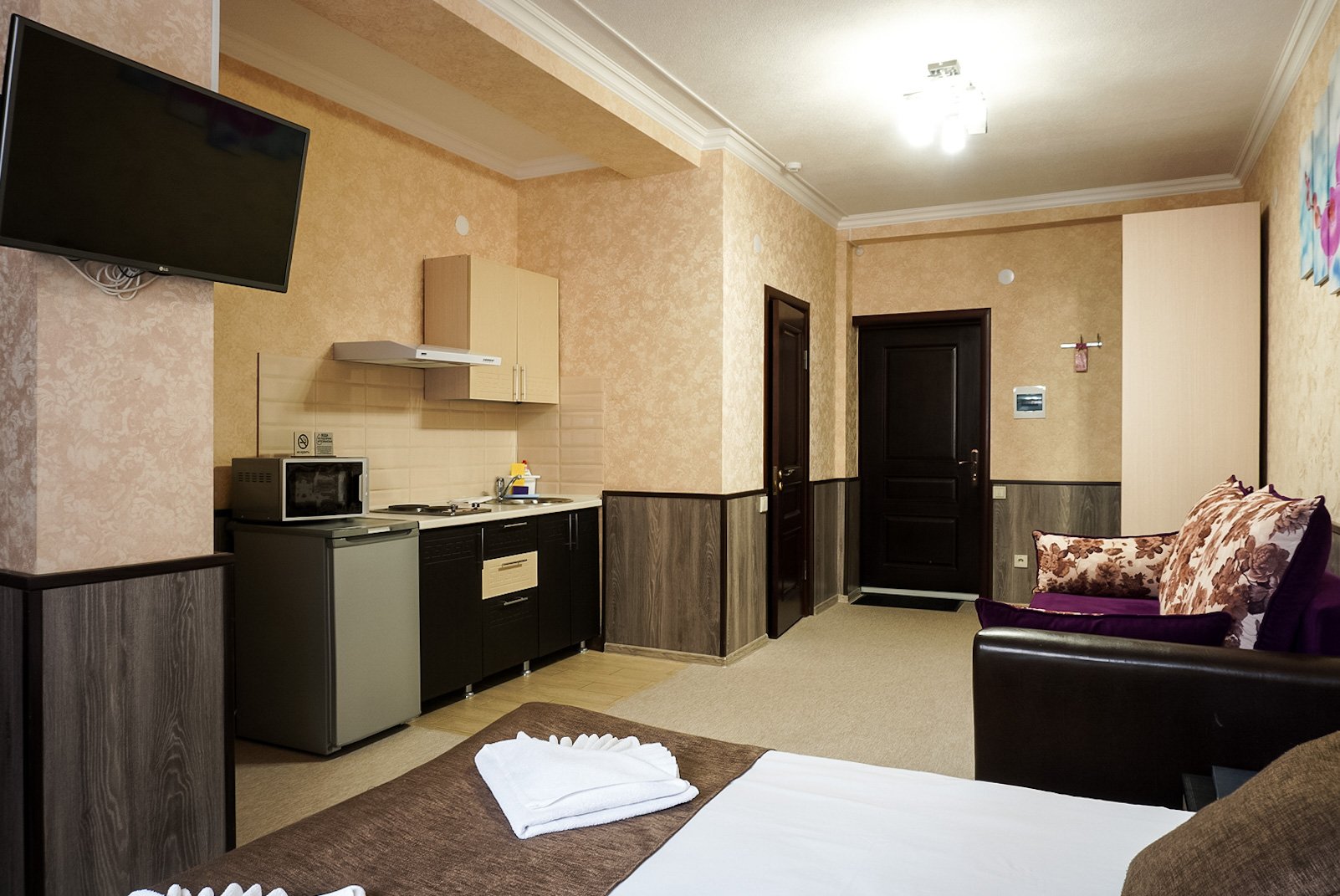 Студио 3-местный 1-комнатный