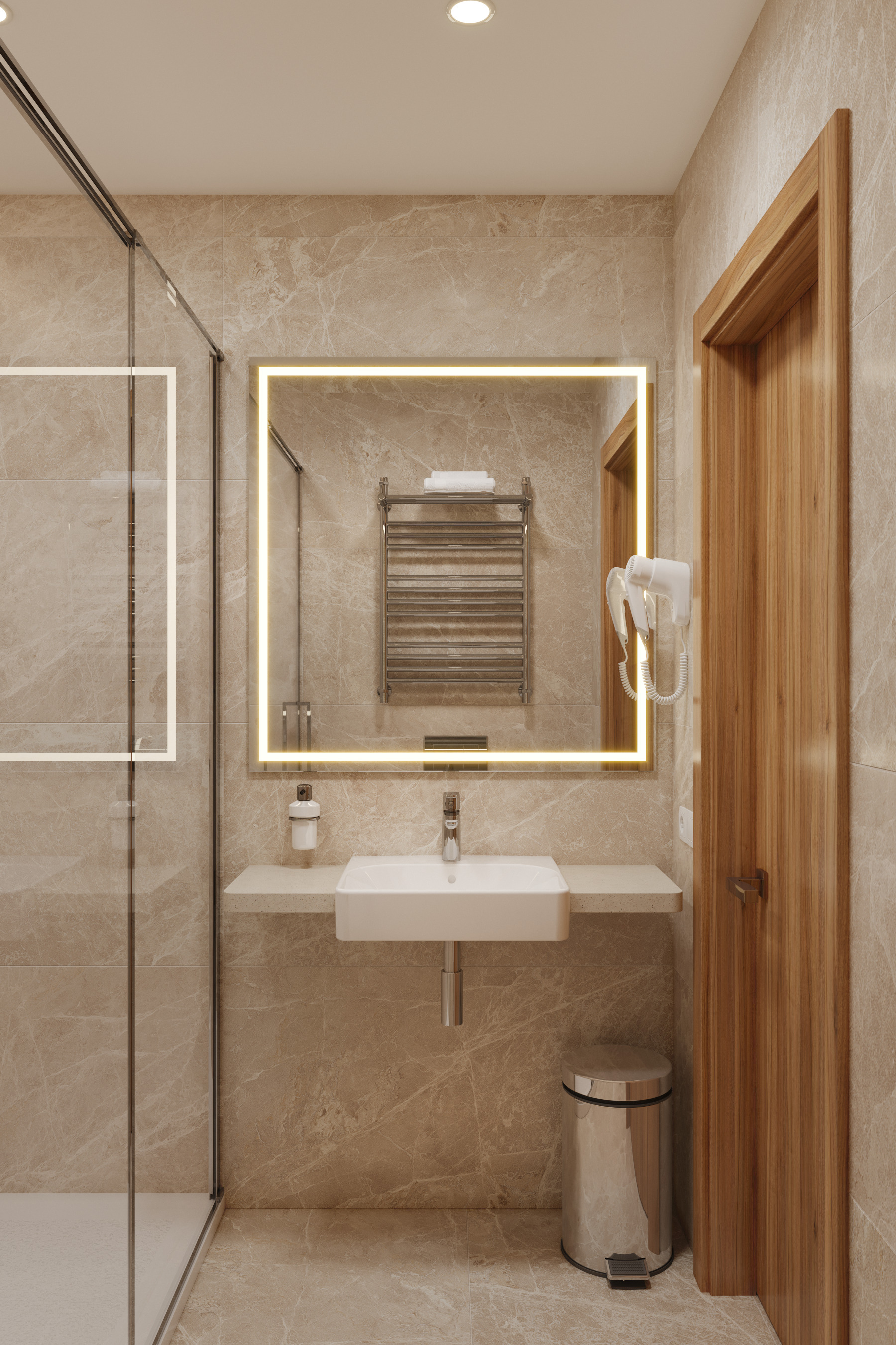 Стандартный 1-местный 1-комнатный