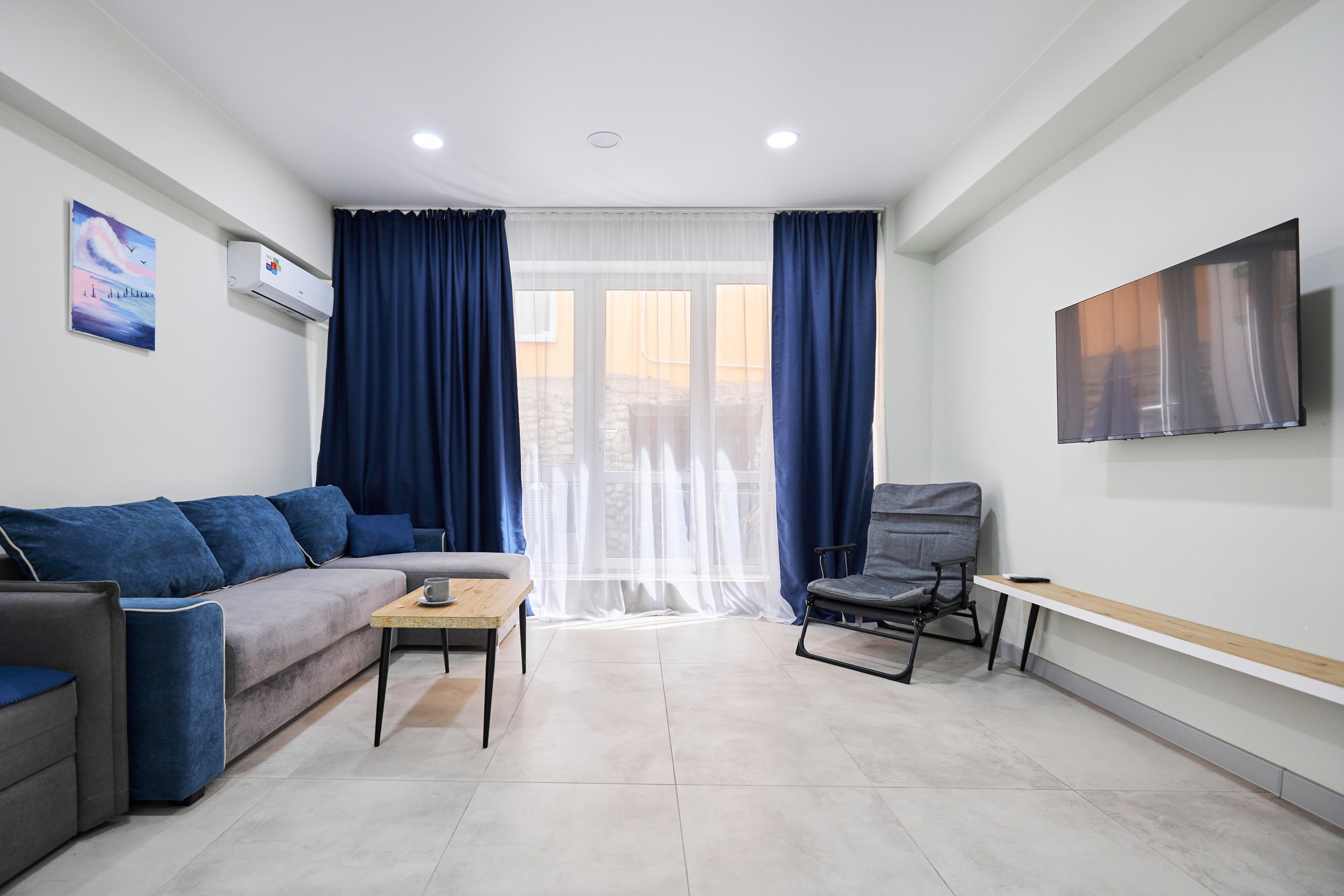 Апартаменты 5-местный 2-комнатный (с  кухней, Монако 102)