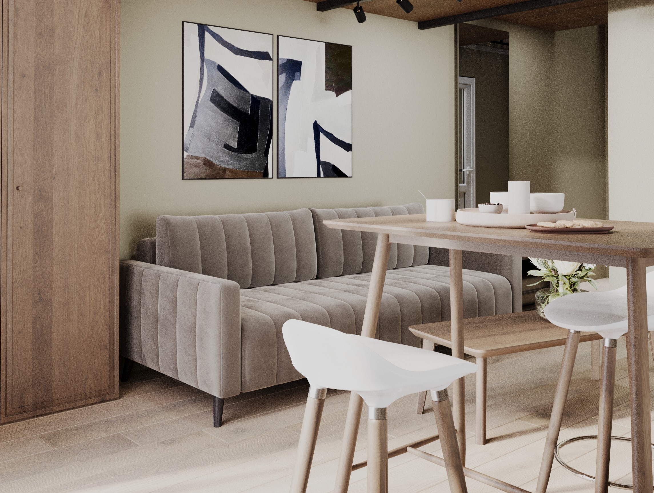 Duplex 4-местный 2-уровневый (с балконом)